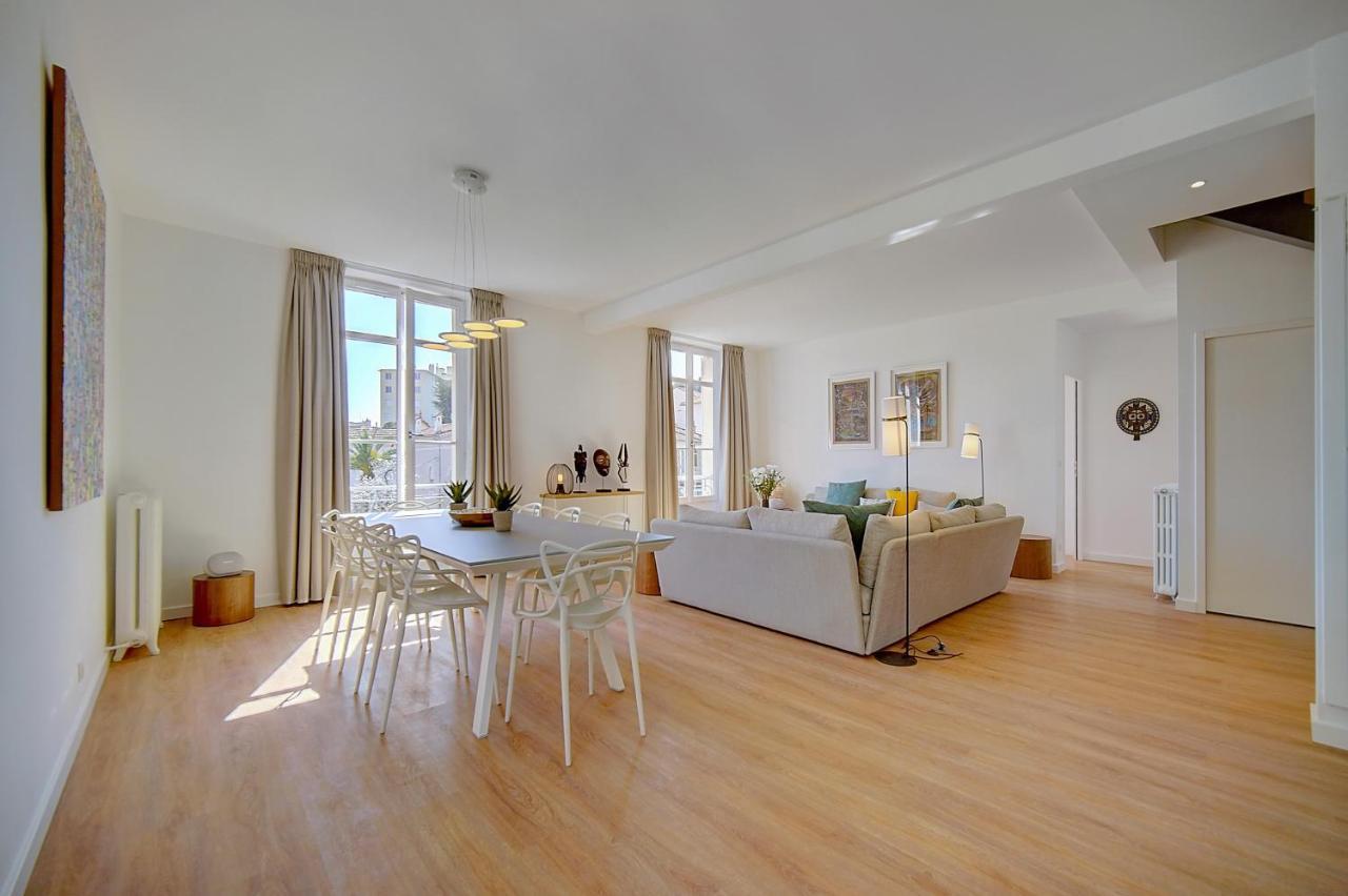 Immogroom - Magnificent 180M Duplex Apartment - Parking - Air Conditioning Cannes Bagian luar foto